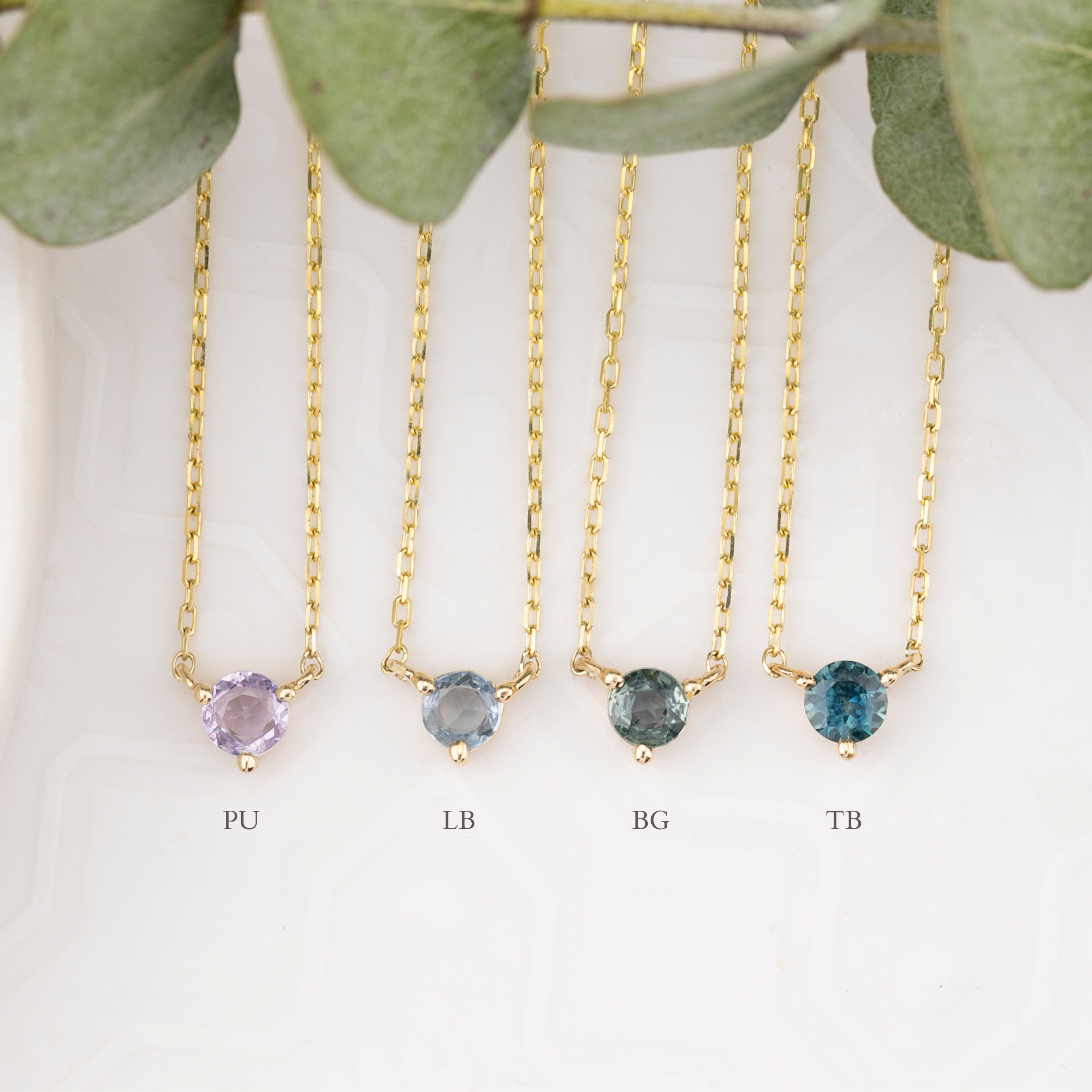 Whisper Madagascar Sapphire Necklace 4.0mm