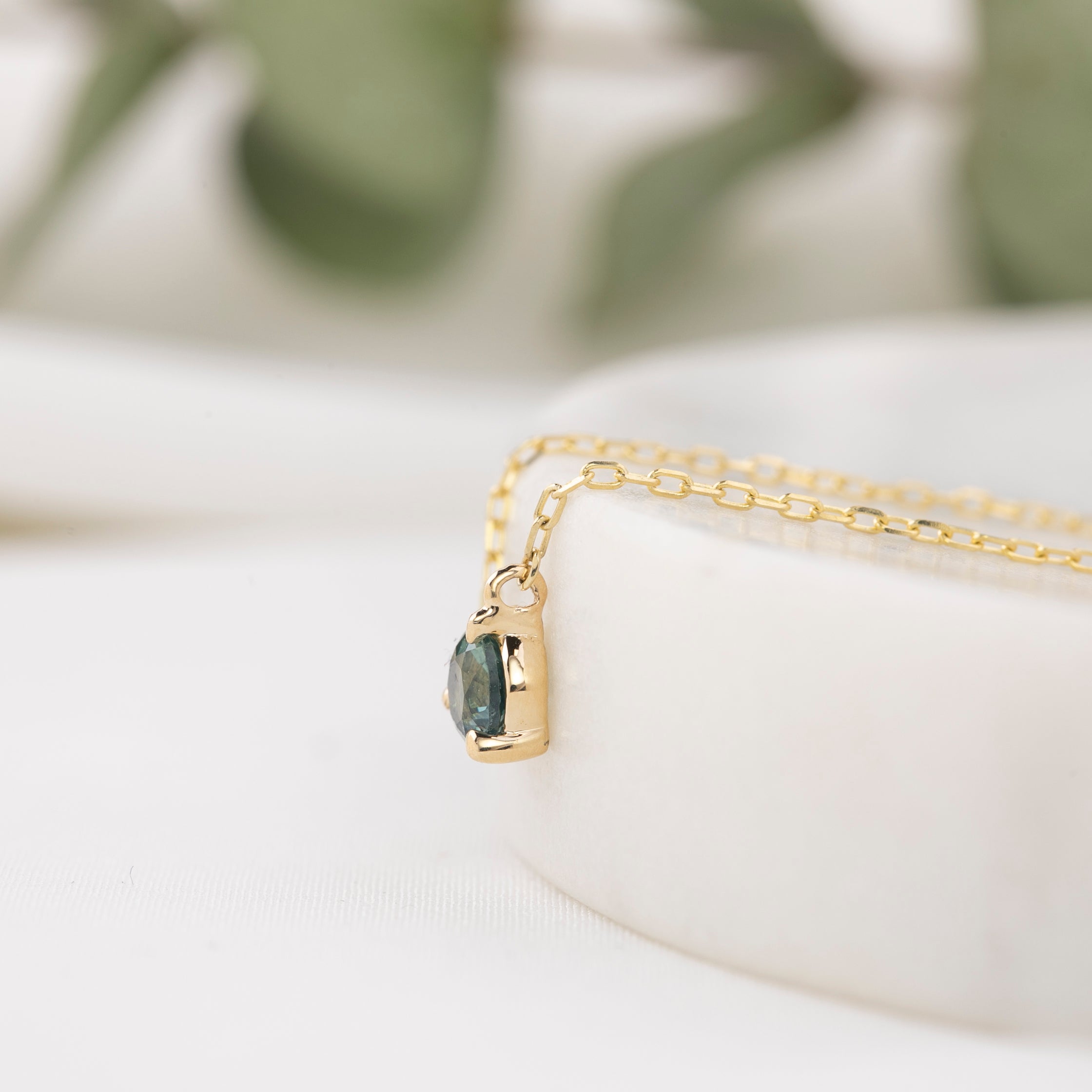 Montana Sapphire Whisper Necklace 3.0mm