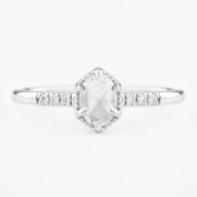 Grace Oval Rose Cut Diamond Ring