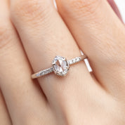 Grace Oval Rose Cut Diamond Ring