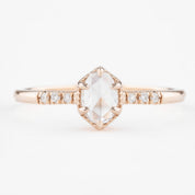 Grace Oval Rose Cut Diamond Ring