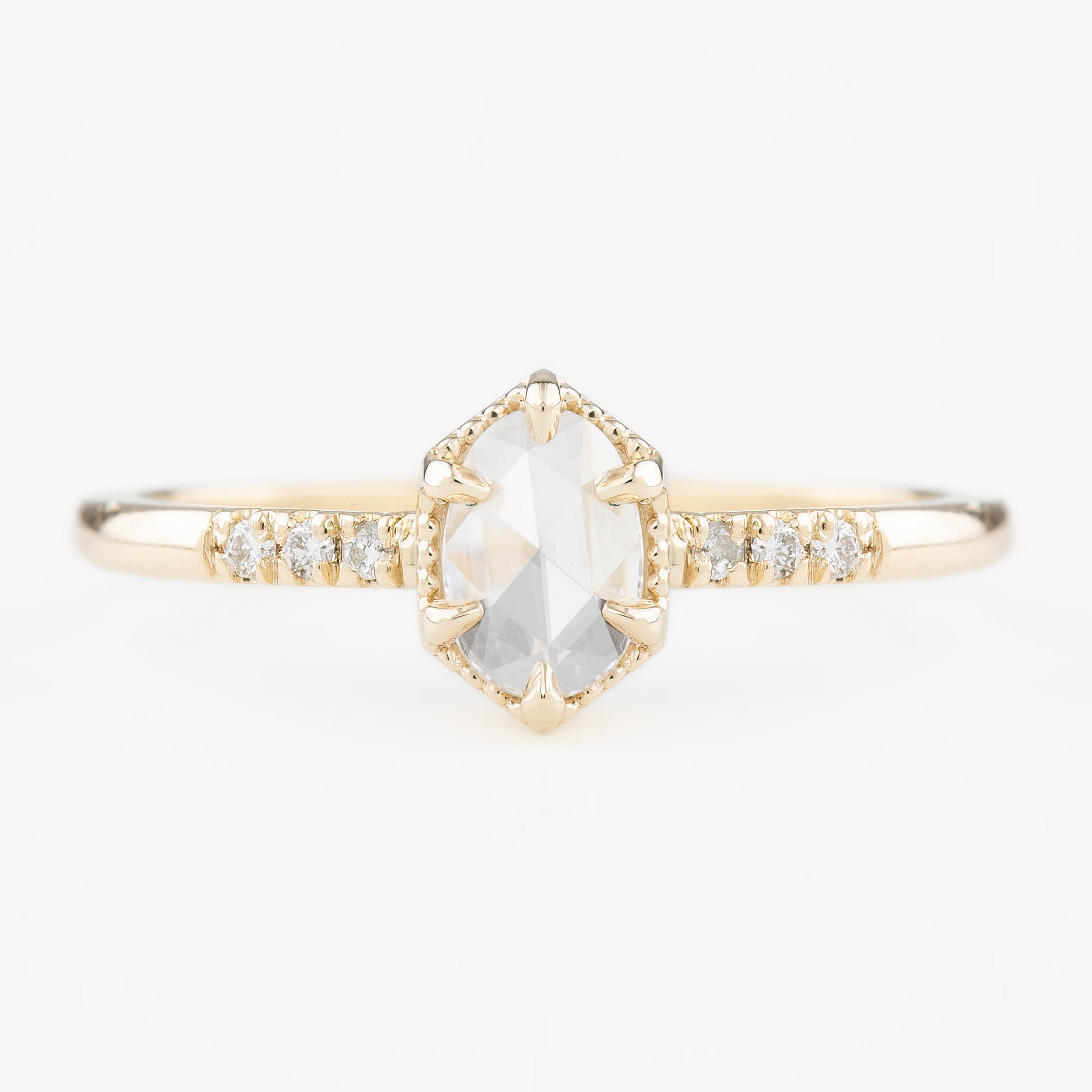 Grace Oval Rose Cut Diamond Ring