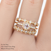 Grace Round Rose Cut Diamond Ring