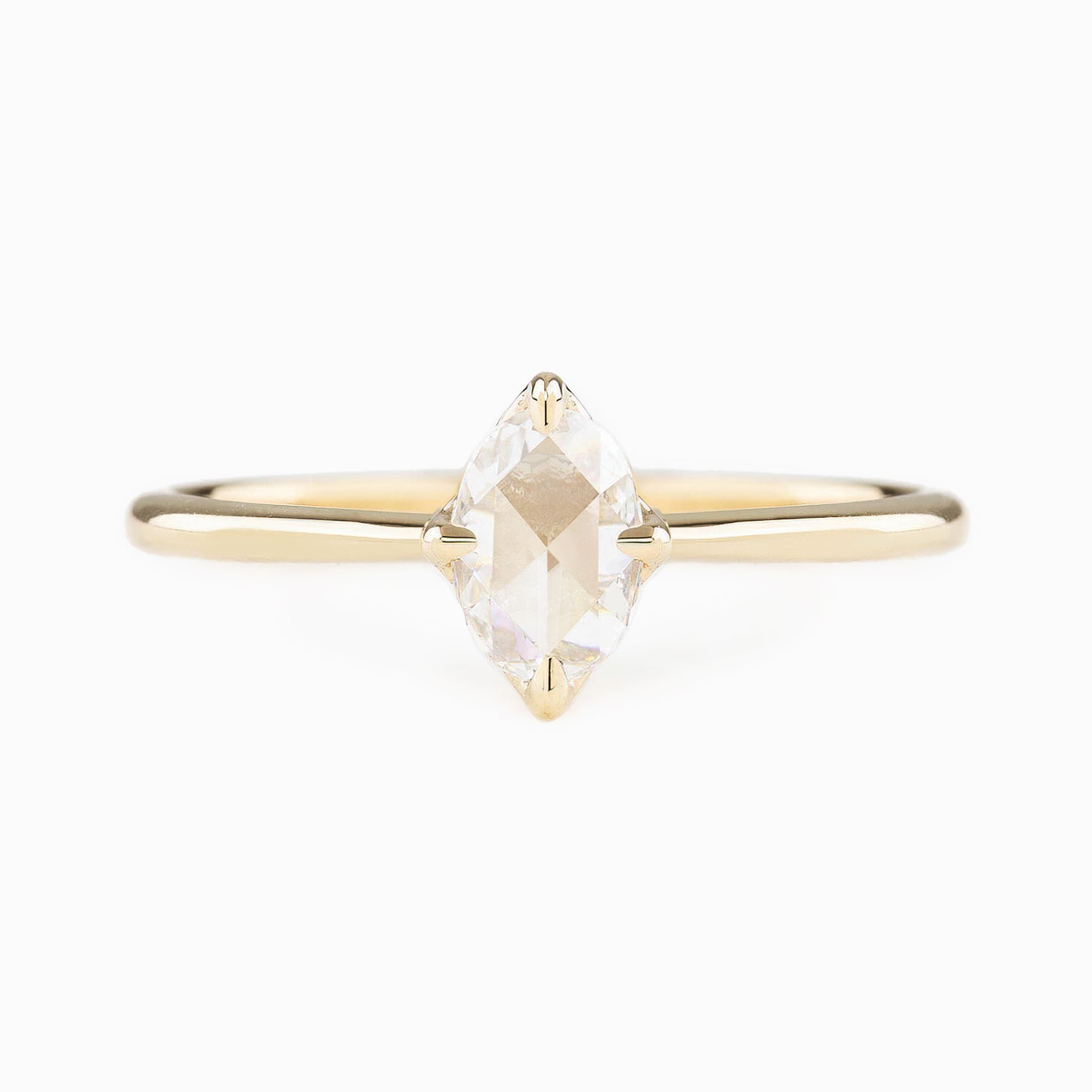 Alice Oval Rose Cut Diamond Ring