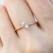 Alice Oval Rose Cut Diamond Ring