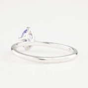 Alice Ring, 0.60ct Light Blue Sapphire