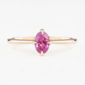 Alice Ring, 0.60ct Pink Sapphire