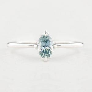 Celeste Ring, 1.03ct Queensland Sapphire, oval shape gemstone