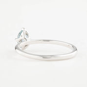 Alice Ring, 0.65ct Light Blue Sapphire