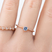 Alice Ring, 0.30ct Ceylon Sapphire of your choice