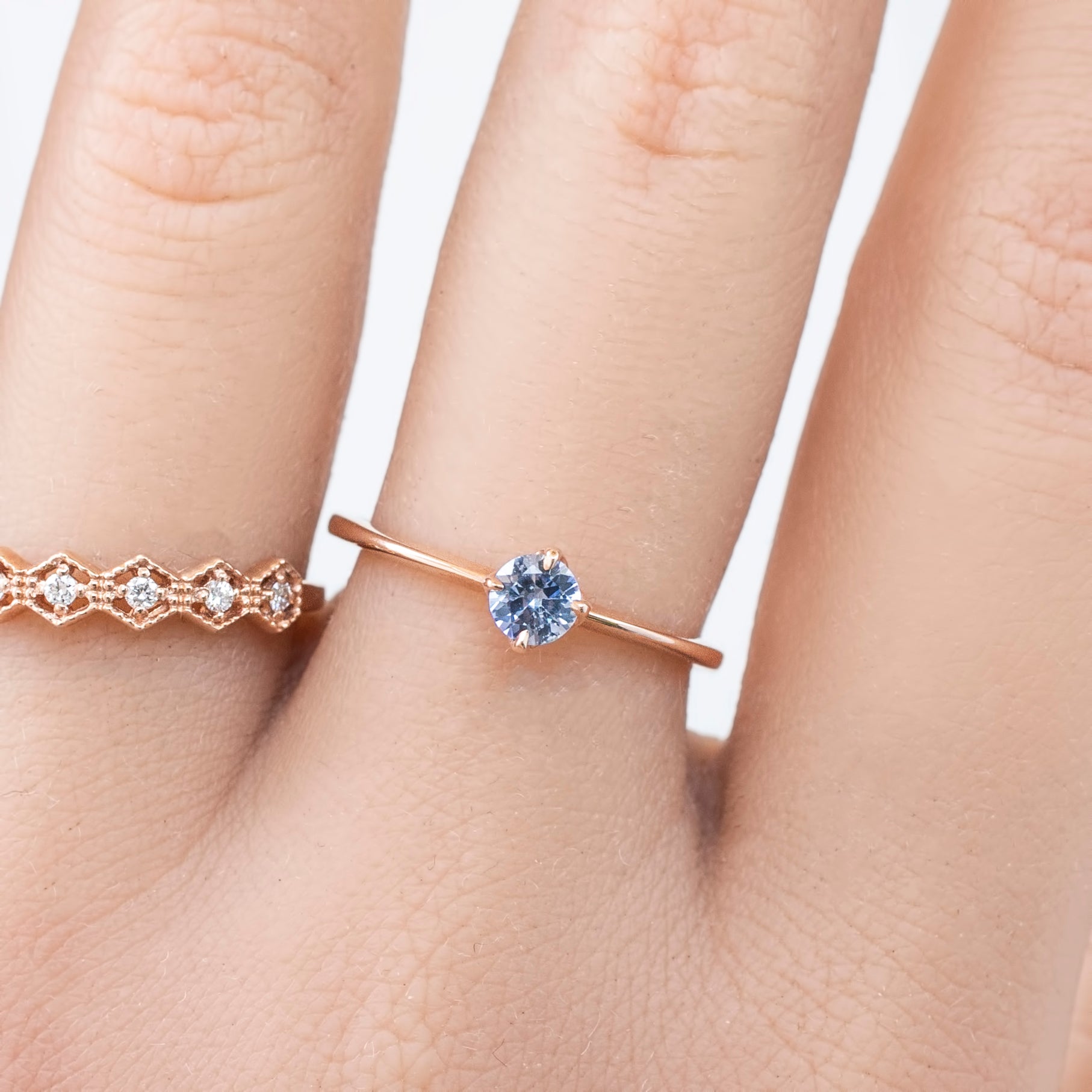 Alice Ring, 0.30ct Ceylon Sapphire of your choice