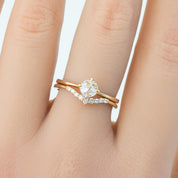 Alice Ring, 0.50ct Round Rose Cut Diamond