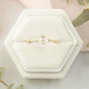 Alice Round Rose Cut Diamond Ring