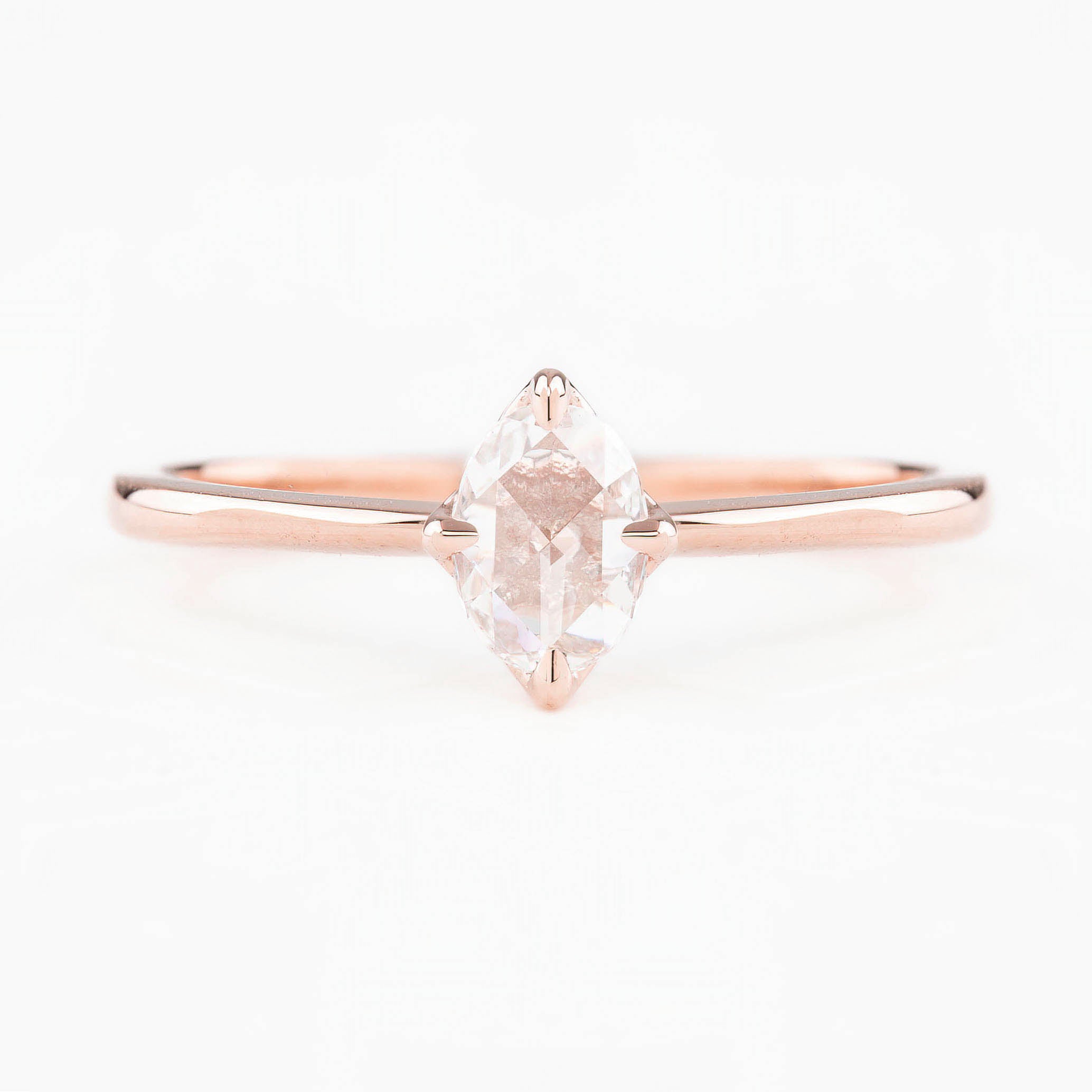 Alice Oval Rose Cut Diamond Ring