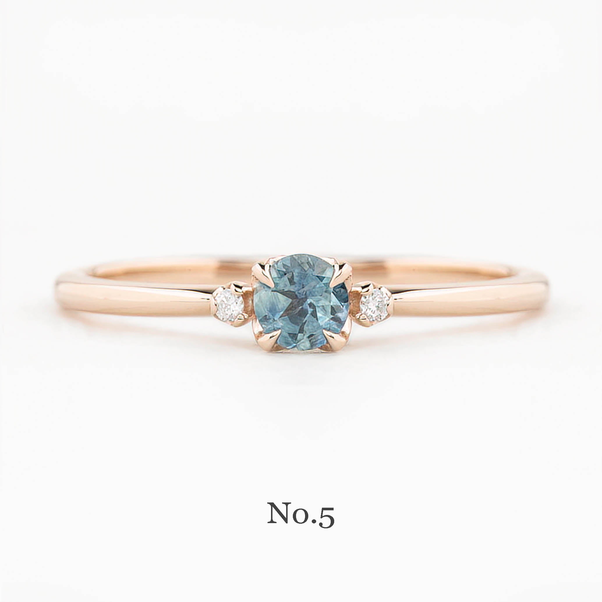 Sofia Ring, 0.30ct Montana Sapphire
