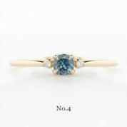 Sofia Ring, 0.30ct Montana Sapphire