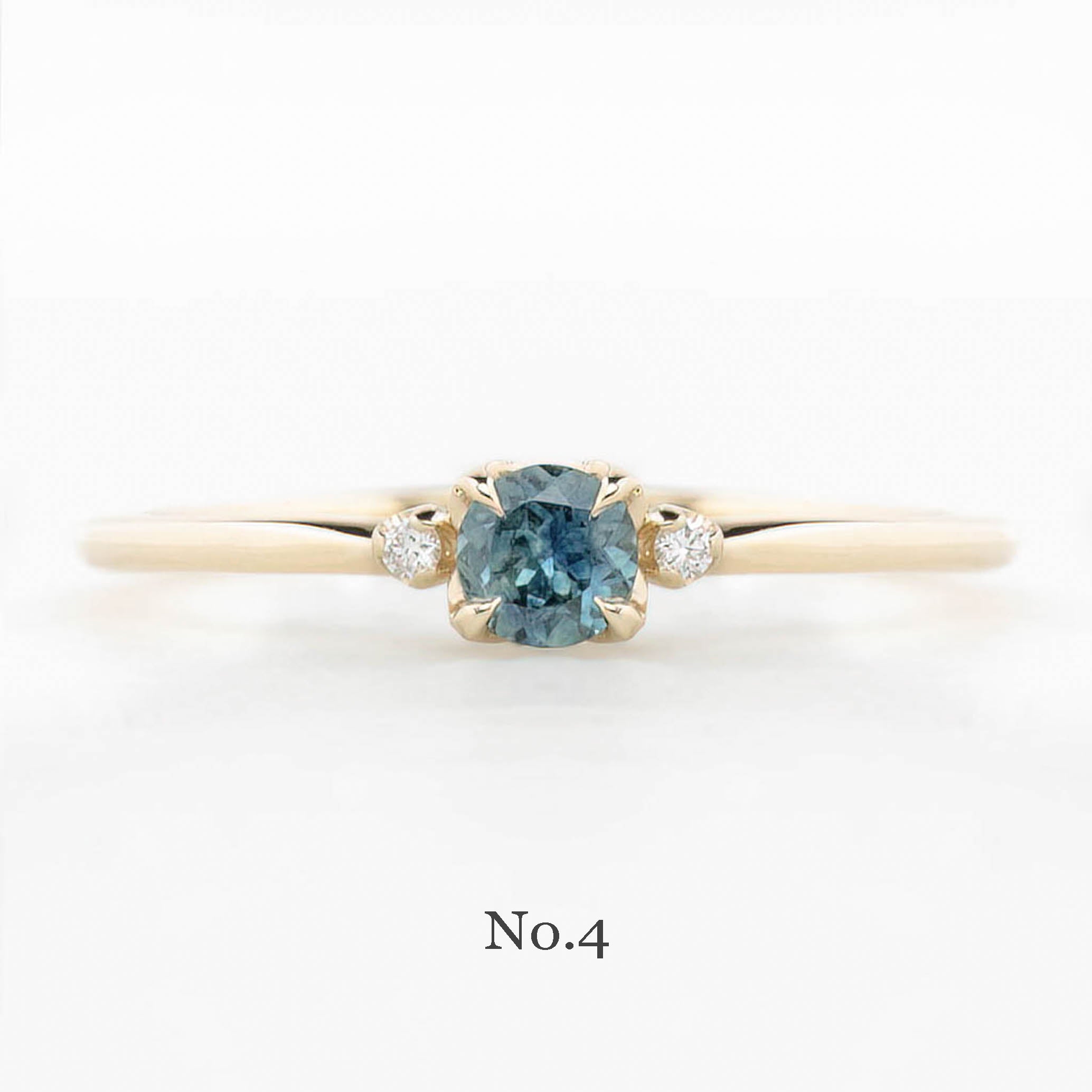 Sofia Ring, 0.30ct Montana Sapphire