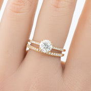 Sabrina Ring, 1.00ct European Cut Diamond