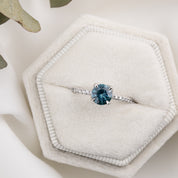 Maria Ring, 1.03ct Montana Sapphire