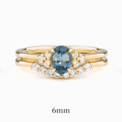 Teresa Ring, 0.60ct Montana Sapphire