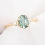 Teresa Ring, 1.88ct Montana Sapphire, oval shape gemstone
