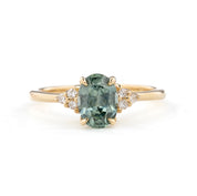 Teresa Ring, 1.88ct Montana Sapphire, oval shape gemstone