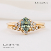 Teresa Ring, 0.98ct Green Montana Sapphire