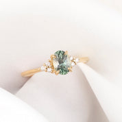 Teresa Ring, 1.16ct Montana Sapphire