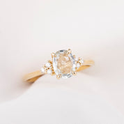 Teresa Ring, 1.15ct Blue Madagascar Sapphire