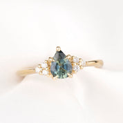 Teresa Ring, 0.70ct Blue Montana Sapphire