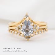Teresa Ring, 1.25ct Blue Madagascar Sapphire