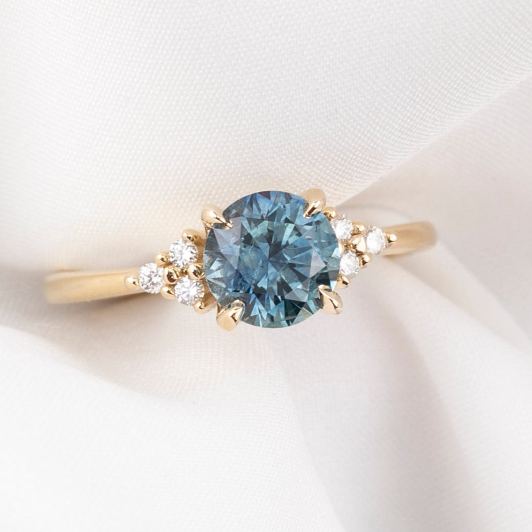 Teresa Ring, 1.55ct Blue Montana Sapphire