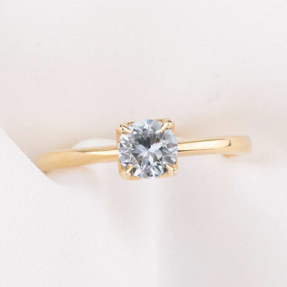 Sara Ring, 0.66ct Montana Sapphire