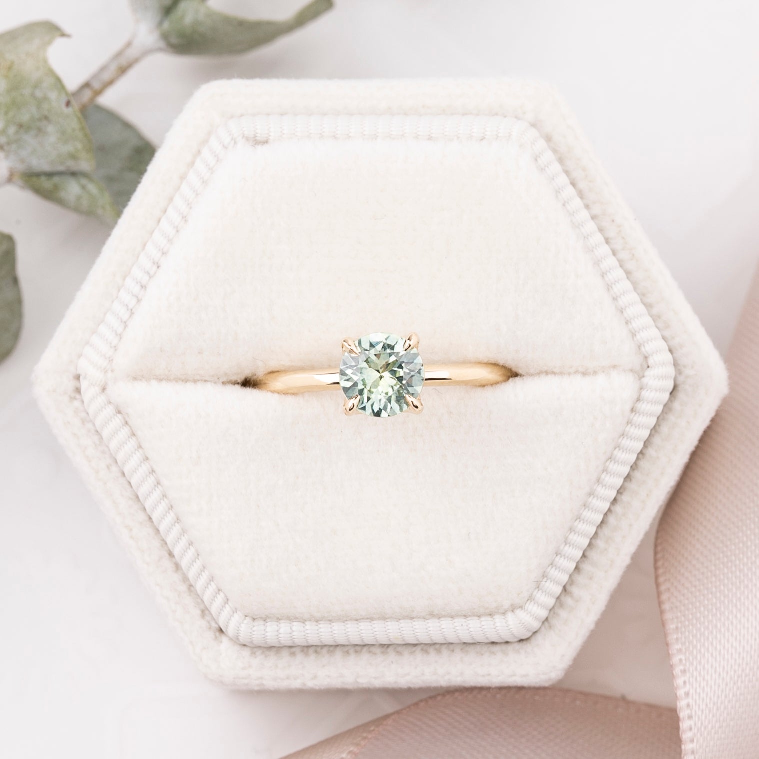 Sara Ring, 0.98ct Montana Sapphire