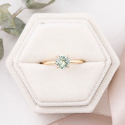 Sara Ring, 0.98ct Montana Sapphire