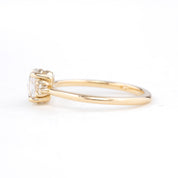 Emilie Ring 0.50ct Oval Rose Cut Diamond