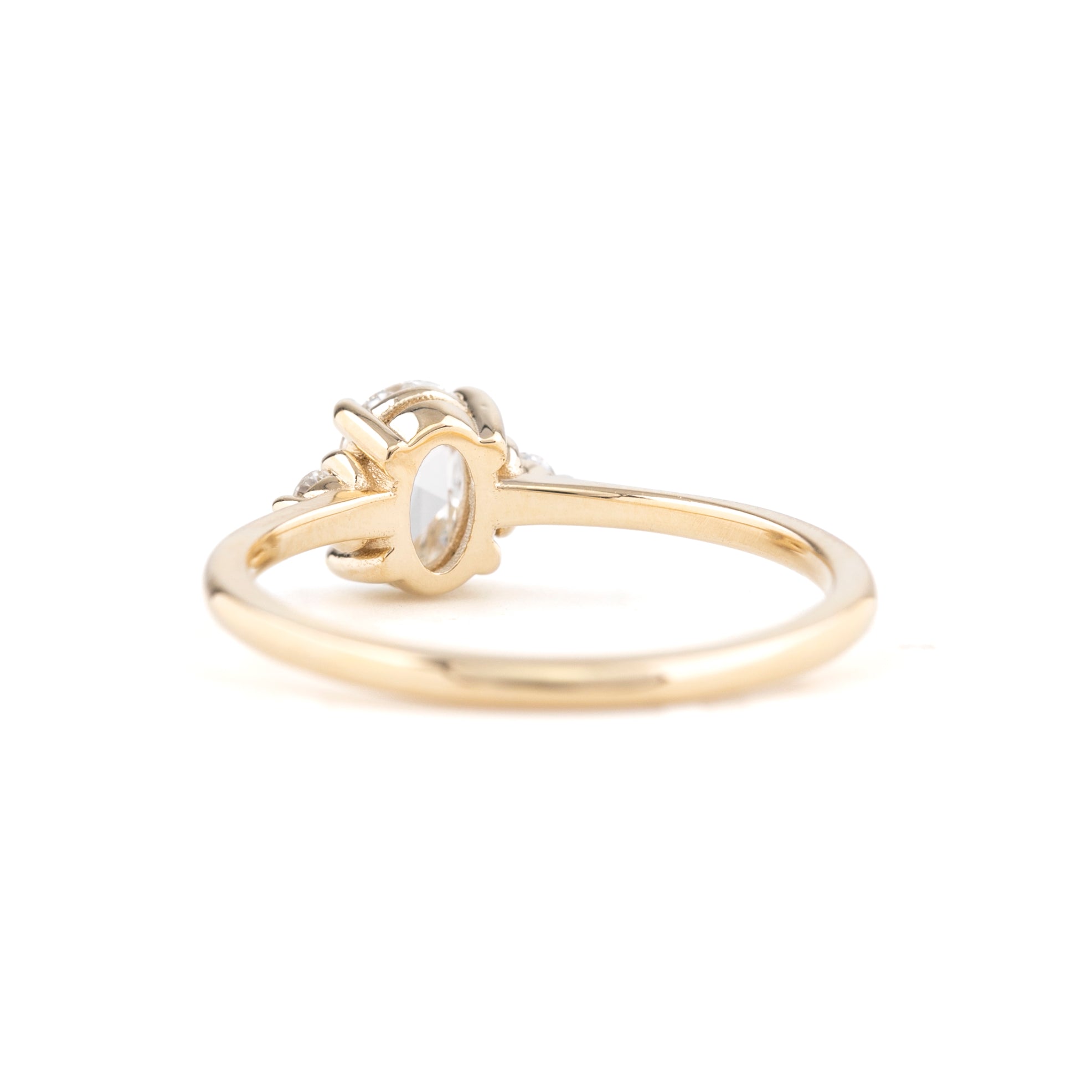 Emilie Ring 0.50ct Oval Rose Cut Diamond