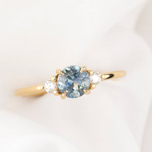 Emilie Ring, 0.75ct Montana Sapphire