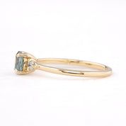 Emilie Ring, 1.23ct Montana Sapphire