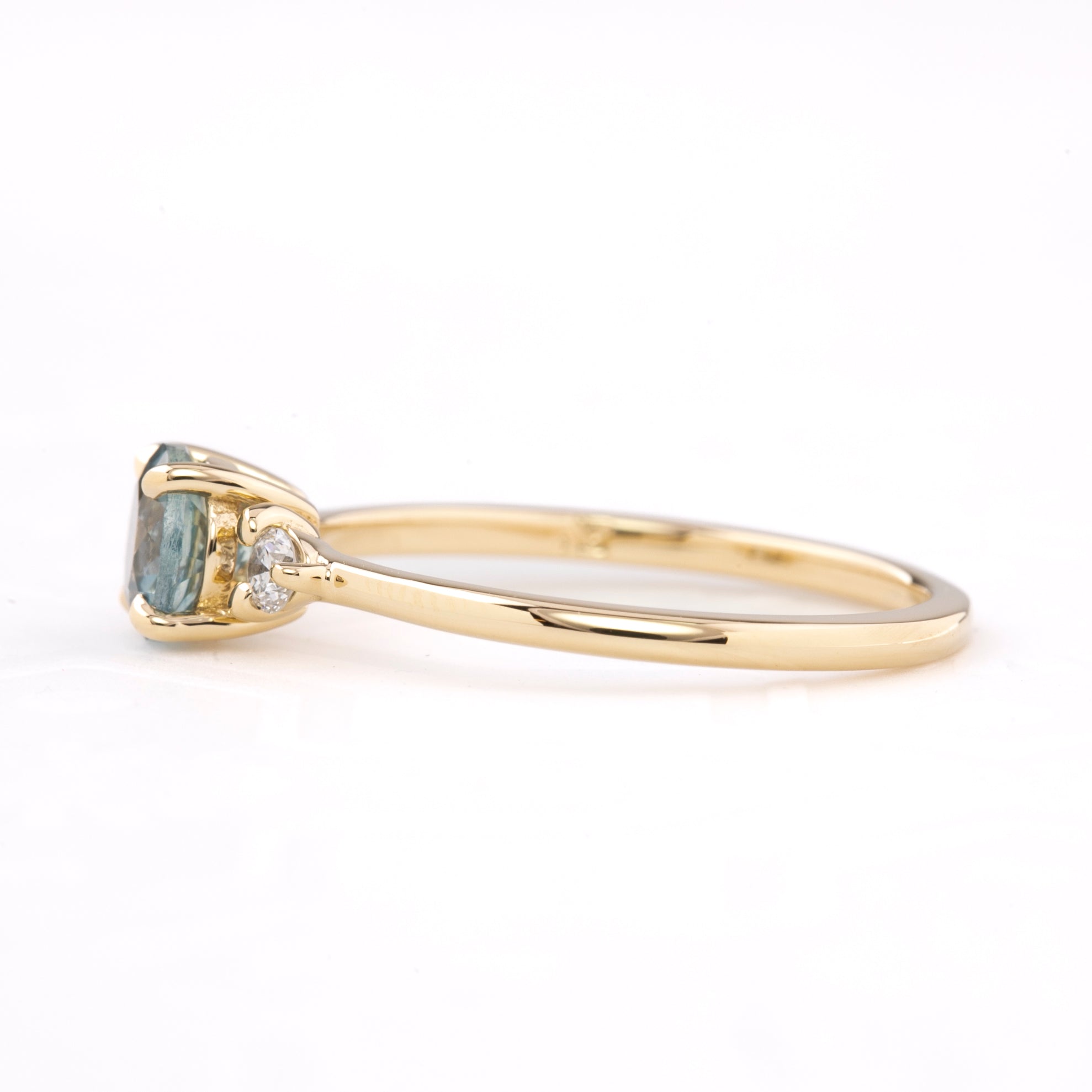 Emilie Ring, 1.23ct Montana Sapphire
