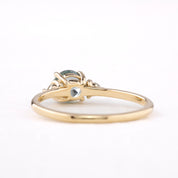 Emilie Ring, 1.23ct Montana Sapphire