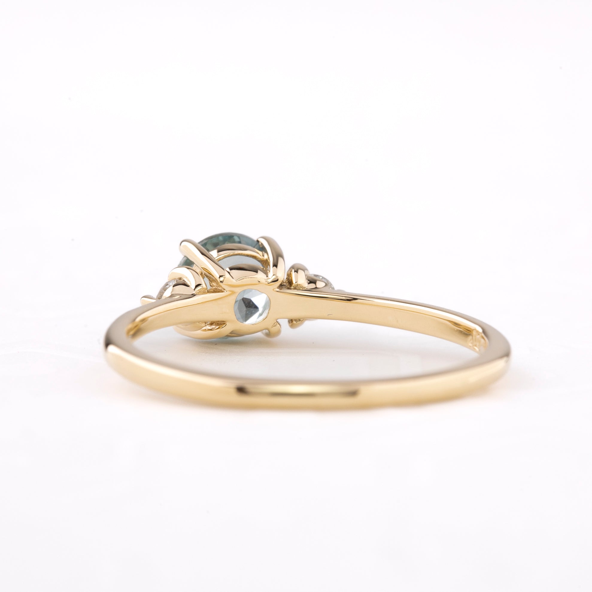 Emilie Ring, 1.23ct Montana Sapphire