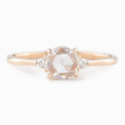Emilie Round Rose Cut Diamond Ring