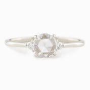Emilie Round Rose Cut Diamond Ring