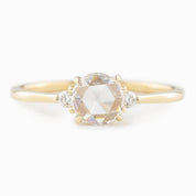 Emilie Round Rose Cut Diamond Ring