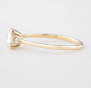 Emilie Round Rose Cut Diamond Ring