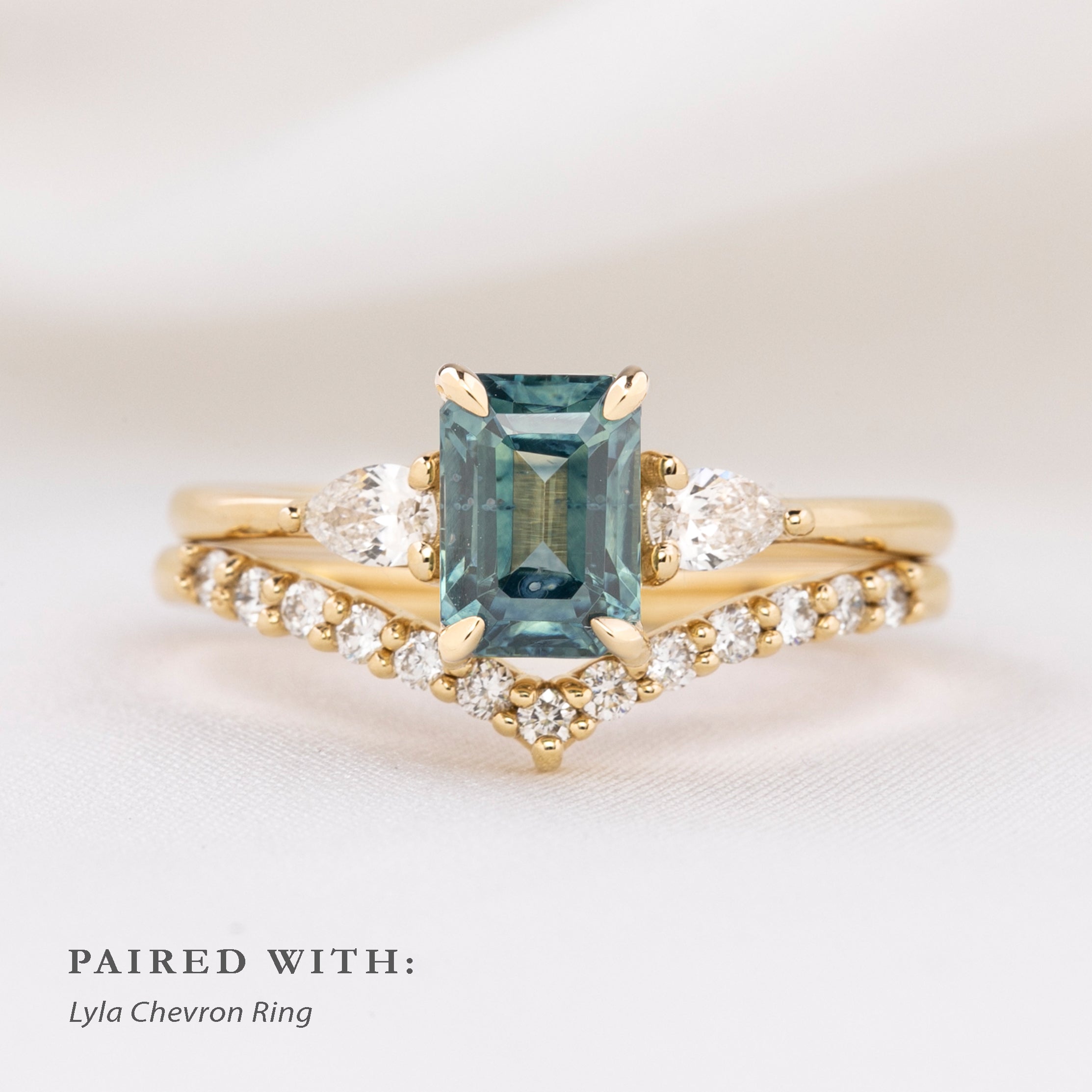 Olivia Ring, 1.50ct Montana Sapphire