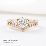 Olivia Grand Ring, 1.00ct Round Lab Diamond | IGI Certified