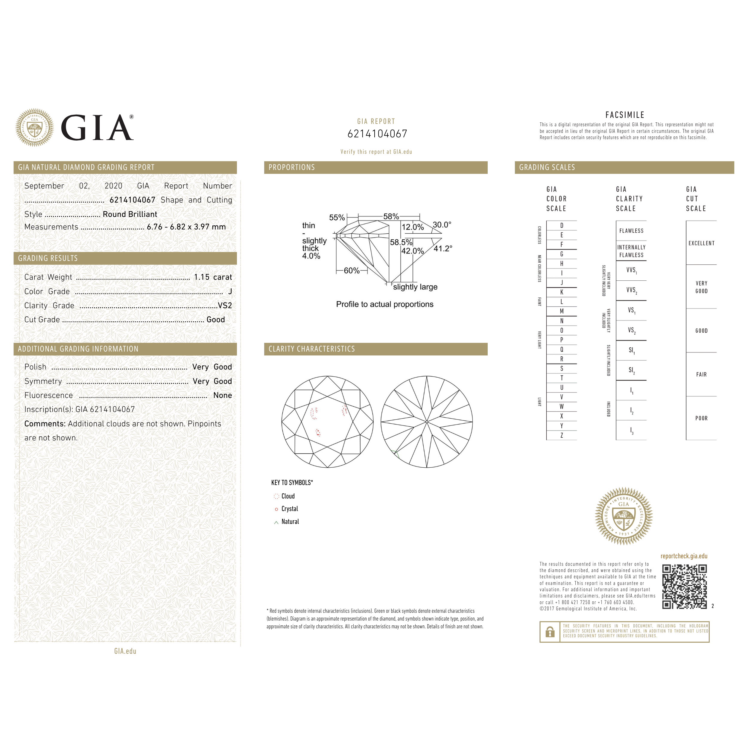 Floryn Ring, 1.15ct Round Diamond | GIA Certified