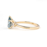Ayana Ring, 1.53ct Blue Montana Sapphire